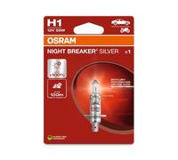 OSRAM NIGHT BREAKER SILVER, H1, lámpara de faro halógena, Blíster individual (1 lámpara)