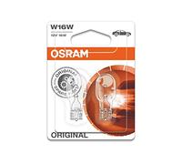 OSRAM LÃ¡mpara W16W ORIGINAL halÃ³gena para BMW: SÃ©rie 3, SÃ©rie 5, SÃ©rie 1, X3, X5, SÃ©rie 7, M5, M3, SÃ©rie 6, Z4, M6 & CITROÃN: C3 (Ref: 921-02B)