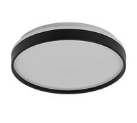 OSRAM OR isela luz de techo LED 385mm, 24W, 3000K blanco cálido, Negro, Metal con anillo de plástico, IP20