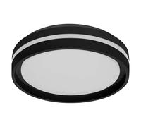 OSRAM Orbis Noemi luz de techo LED 285mm, Negro, 3000K blanco cálido, regulable en 3 pasos, Click-DIM, IP20
