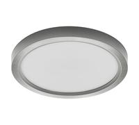 OSRAM ORBIS Quickfix luz de techo LED de 245mm, 20W, 3000K blanco cálido, 2100lm, Click-DIM, Plateado, Plástico/Metal