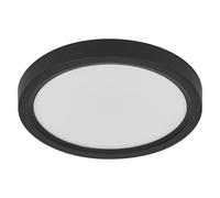 OSRAM ORBIS Quickfix luz de techo LED de 320mm, 24W, 3000K blanco cálido, 2500lm, Click-DIM, Negro, Plástico/Metal
