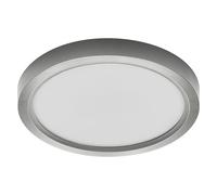 OSRAM ORBIS Quickfix luz de techo LED de 320mm, 24W, 3000K blanco cálido, 2500lm, Click-DIM, Plateado, Plástico/Metal