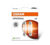 OSRAM ORIGINAL LINE 12V, Festoon, Lámpara de señalización, 6411-2BL, doble blister, 2 lámparas