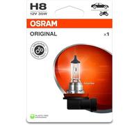 OSRAM ORIGINAL LINE 12V, H8, lámpara de faro halógena, Blíster individual (1 lámpara)
