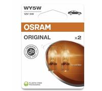 OSRAM ORIGINAL LINE 12V, WY5W, lámpara de señalización, base de cuña de vidrio, doble ampolla (2 lámparas)