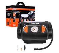 OSRAM TYREinflate 2110, manómetro analógico, cable de alimentación enrollable con enchufe de 12 V CC con fusible, inflado de neumáticos en 4 minutos