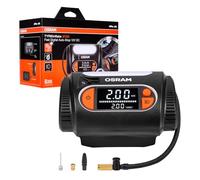 OSRAM TYREinflate 2130, pantalla digital extra grande, función de parada automática programable, cable de alimentación enrollable con enchufe de 12 V CC con fusible, inflado de neumáticos en 2 minutos