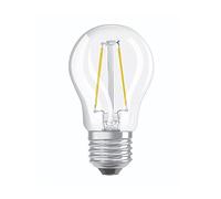 OSRAM PARATHOM CLASSIC P40 DIM. Esférica led clara regulable 220-240V 4,8W 2700K E14. 470 Lumen. Equivalente a 40W. 15.000 Horas. 77 X 45mm.