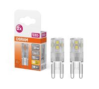 OSRAM Pin Lote de 2 x Bombilla LED G9, 1,90W, Equivalente a, 2700 K, Reemplazo de 20W, Paquete doble