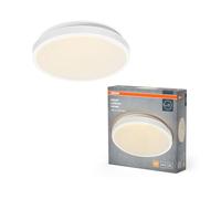 OSRAM Plafón ORBIS LONDON 280mm, blanco, 16W, 2000lm, luz blanca cálida, distribución homogénea de la luz, larga vida útil, no reemplazable, redondo, IP20, 3000K.