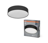 OSRAM Plafón ORBIS PARIS 480mm, negro, casquillo 3xE27, puede equiparse con lámpara smart, alta calidad, diseño moderno, apto para interior, redondo, IP20