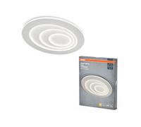 OSRAM Plafón ORBIS SPIRAL OVAL 720mm, blanco, 63W, 5000lm, color de luz blanco cálido, distribución efectiva de la luz directa, larga duración, módulo LED no reemplazable, ovalado, IP20, 3000K.