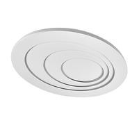 Plafón led ovalado blanco 3800 lm blanco cálido 72 cm ip20