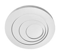 OSRAM Plafón ORBIS SPIRAL ROUND 685mm, blanco, 63W, 5000lm, color de luz blanco cálido, distribución eficaz de la luz indirecta, larga duración, módulo LED, redondo, IP20, 3000K.