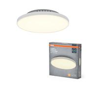 OSRAM Planon Frameless Round, panel luminoso sin marco en blanco con tecnología LED avanzada, 19 W, forma redonda (300 mm Ø), color de luz blanco cálido a 3000 K, carcasa de aluminio