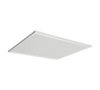 OSRAM Planon Plus, lámpara de techo en blanco con tecnología LED, 36W, forma cuadrada (600x600mm), temperatura de color blanco cálido a 3000K, carcasa de aluminio, difusor de PMMA mate