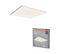 OSRAM Planon Plus, lámpara de techo en blanco con tecnología LED, 36W, forma cuadrada (600x600mm), temperatura de color blanco neutro a 4000 K, carcasa de aluminio, difusor de PMMA mate