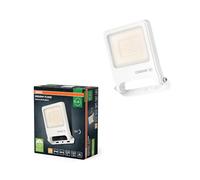 OSRAM Proyector LED ENDURA FLOOD PC 30W, blanco cálido 3000K, 3000 lúmenes, IP65, material reciclado, orientable 180°, blanco
