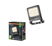 OSRAM Proyector LED ENDURA FLOOD PC 30W, blanco cálido 3000K, 3000 lúmenes, IP65, respetuoso con el medio ambiente, ángulo de haz de 110°, 100 lm/W, gris