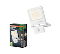 OSRAM Proyector LED ENDURA FLOOD PC 30W con sensor, blanco cálido 3000K, 3000 lúmenes, IP44, sensor IR, ajuste lux 2-1000