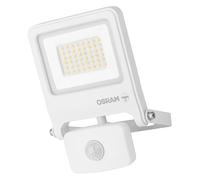 OSRAM Proyector LED ENDURA FLOOD PC 30W con sensor, blanco cálido 3000K, 3000 lúmenes, IP44, sensor IR, ajuste lux 2-1000