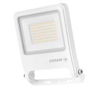 OSRAM Proyector LED ENDURA FLOOD PC 50W, blanco cálido 3000K, 5000 lúmenes, IP65, aluminio reciclado, cable de conexión de 1 m, blanco, 100 lm/W