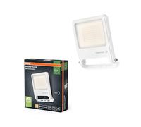 OSRAM Proyector LED ENDURA FLOOD PC 50W, blanco cálido 3000K, 5000 lúmenes, IP65, aluminio reciclado, cable de conexión de 1 m, blanco, 100 lm/W