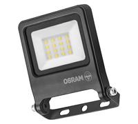OSRAM Proyector LED ENDURA FLOOD PC de 10 W, blanco cálido de 3000 K, 1000 lúmenes, IP65, resistente a la intemperie, aluminio reciclado, ángulo de 110°, gris oscuro,2-Pack
