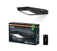 OSRAM Proyector LED ENDURA Flood Solar, 10W, energía solar, sensor incorporado, luz blanca fría, control remoto, batería de larga duración hasta cuatro horas a pleno brillo, protección IP65