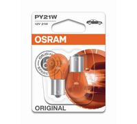 OSRAM PY21W Luz de Señal Blinker12V 21W Casquillo BAU15s Nuevo 1325576