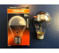 OSRAM/RADIUM Lámpara Especial E27 60W Cúpula Plateada Espejo