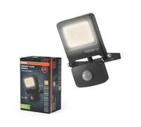 OSRAM Reflector Exterior con Sensor ENDURA 20W 3000K Gris IP65 | ENDURA® Flood Sensor Warm White PCR, Stand Luminaire and Ceiling Floodlight, Gris oscuro, 30000 h, Paquete de 1