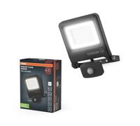 OSRAM Reflector Exterior con Sensor ENDURA 50W 4000K Gris IP65 | ENDURA® Flood Sensor Cool White PCR, Stand Luminaire and Ceiling Floodlight, Gris oscuro, 30000 h, Paquete de 1