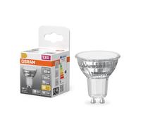 OSRAM LED-Spot Star PAR16 Reflektor, 2700 K warmweiß, 5,6 W, GU10, 120°, 620 lm, klar, für Spotbeleuchtung, Flächenlicht, Wohnräume, 15.000h