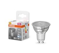 OSRAM Reflector LED Spot Star PAR16, blanco neutro 4000 K, 6,1 W, GU10, 36°, 575 lm, transparente, para iluminación puntual, tiendas, restaurantes, 15.000 h