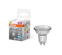 OSRAM Reflector LED Spot Star PAR16, luz diurna blanca fría de 6500 K, 2,4 W, GU10, 36°, 230 lm, transparente, para iluminación puntual, iluminación de acento, 15.000 h