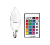 OSRAM Retrofit RGBW Lámparas con Control Remoto Bombilla led, Accesorio: E14, Blanco Caliente, 2700 K, 9 W, Equivalente a 60 W, Mate, led STAR MOTION SENSOR CLASSIC A, Mate, Talla Única