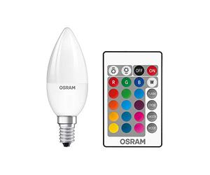 OSRAM Retrofit RGBW Lámparas con Control Remoto Bombilla led, Accesorio: E14, Blanco Caliente, 2700 K, 9 W, Equivalente a 60 W, Mate, led STAR MOTION SENSOR CLASSIC A, Mate, Talla Única