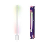OSRAM Rinconera pie SMART+ WIFI LED, fina, blanca, 8W, 540lm, luz blanca, color ajustable, regulable, función de ritmo de música y bricolaje, larga duración, controlable por aplicación, 2700-6500K
