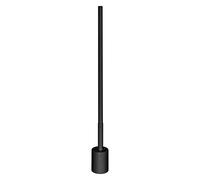 OSRAM Rinconera pie SMART+ WIFI LED, fina, negra, 8W, 540lm, luz blanca, color ajustable, regulable, función de ritmo de música y bricolaje, larga duración, controlable por aplicación, 2700-6500K
