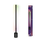 OSRAM Rinconera pie SMART+ WIFI LED, fina, negra, 8W, 540lm, luz blanca, color ajustable, regulable, función de ritmo de música y bricolaje, larga duración, controlable por aplicación, 2700-6500K