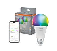 OSRAM SMART+ Bombilla RGB (pack de 2, E27, 14W) - 16M colores - blanco cálido a frío - Matter vía Wi-Fi - Alexa, Google, Apple