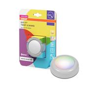 OSRAM SMART+ DOT-IT TWIST & SHAKE, luz nocturna móvil inteligente o luz para niños con 16 millones de colores RGB, controlable por presión y rotación o aplicación, magnética