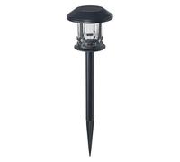 OSRAM SMART+ exterior Bluetooth estaca solar Path con blanco ajustable (3000K-6500K) + luz de color, se puede utilizar sin alimentación, hasta ocho horas de autonomía, protección IP44, negro