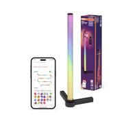OSRAM SMART lámpara de mesa inteligente y moderna para iluminación indirecta, con tecnología WiFi, Magic RGB, regulable, negro, aluminio, fuente de luz no sustituible