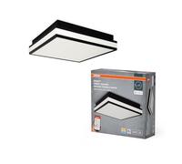 OSRAM SMART+ Matter Magnet luz de techo LED Negra 300x300mm, 24W, 1400lm, TW 3000-6500K, WiFi, Alexa