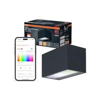 OSRAM SMART+ WiFi Brick Ancha Lámpara de Pared LED Arriba/Abajo Gris | SMART+ Wifi Brick Wall, Outdoor Wall Lights, Gris oscuro, 25000 h, Paquete de 1