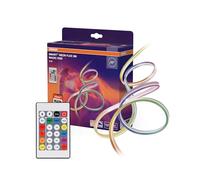 OSRAM SMART WIFI NEON FLEX MGC RGB RC tiras de LED de colores para exteriores con tecnología WiFi y distribución homogénea de la luz, regulables, blancas, silicona, 3 m, bombillas no sustituibles