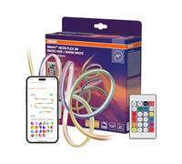 OSRAM SMART WIFI NEON FLEX MGC RGB TW RC Cintas LED multicolor y blanco para exteriores, tecnología WiFi y distribución homogénea de luz, regulable, blanco, silicona, 3 m, bombilla no